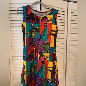 UNIVERSAL STUDIOS MONSTER DRESS JUNIOR SIZE X-LARGE FRANKENSTEIN BRIDE DRACULA